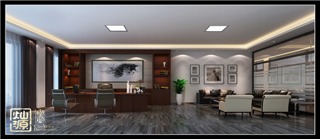 南寧辦公室裝修設(shè)計(jì)業(yè)主來(lái)公司洽談了