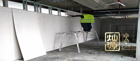 工程進行時!港龍航空辦公室裝修通過“放線”細節(jié)看