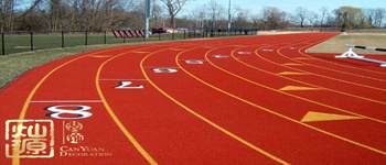 保障學(xué)生健康，南寧學(xué)校裝修拒絕毒跑道