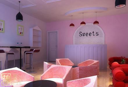 甜品店裝修效果圖 甜品店裝修效果圖