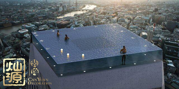 全球首個無邊泳池即將開建 屋頂泳池或?qū)⒊蔀槁玫晷聦? /> 
</p>
<p style=