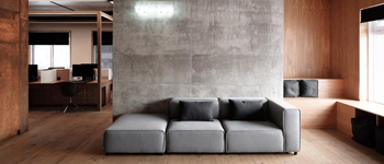 溫暖人性的工業(yè)風簡約辦公室設(shè)計賞析