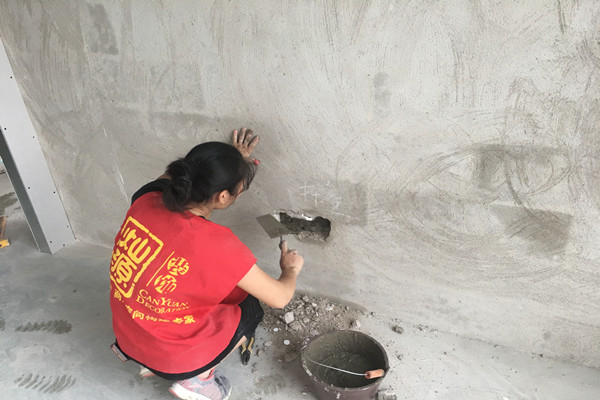 燦源工人施工圖片