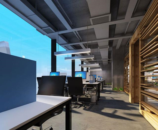 科技公司辦公室裝修設(shè)計，這樣設(shè)計超有科技范