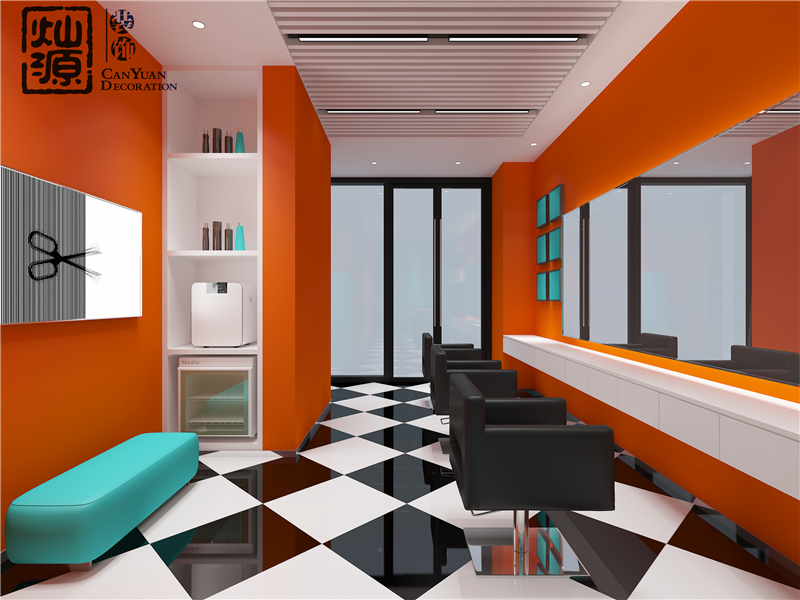 南寧理發(fā)店裝修設計實圖