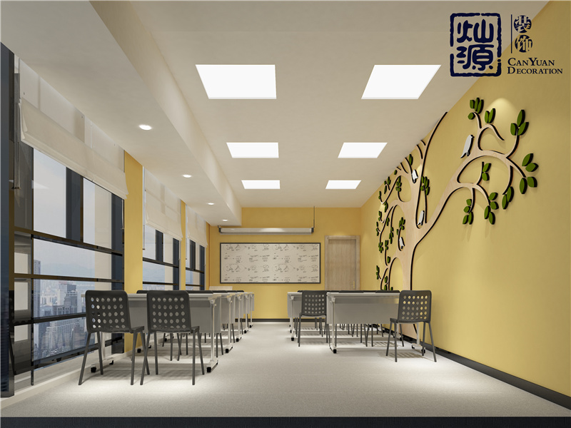 流量型培訓(xùn)學(xué)校裝修設(shè)計(jì)效果圖 流量型培訓(xùn)學(xué)校裝修設(shè)計(jì)效果圖