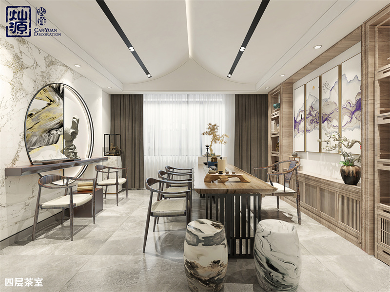 復式混搭500平辦公室裝修方案，好看還不貴？他們怎么做到的？！