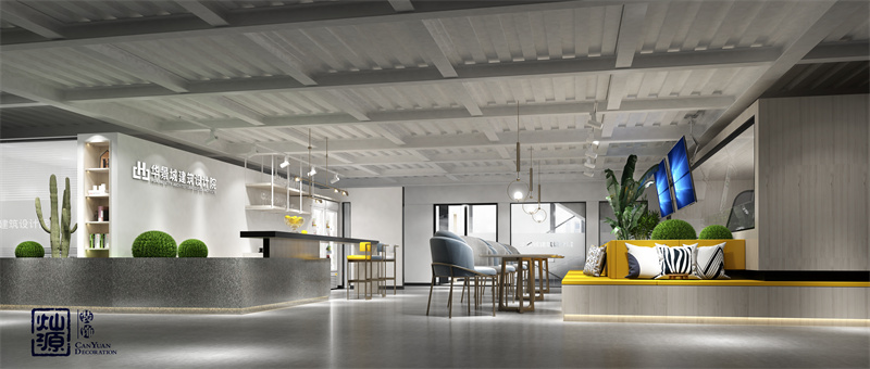 下班？不存在的！這樣的辦公室裝修設計效果圖也太上頭了吧！滿滿的氛圍感！