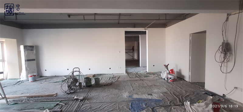 南寧口腔醫(yī)院裝修施工現(xiàn)場(chǎng)