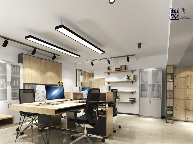 1分鐘看完小平米辦公室裝修設計要點，坐一天都不累！