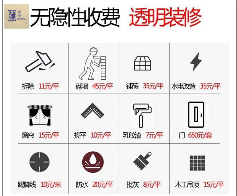 南寧工裝裝修公司—燦源裝飾透明報價 南寧工裝裝修公司—燦源裝飾透明報價