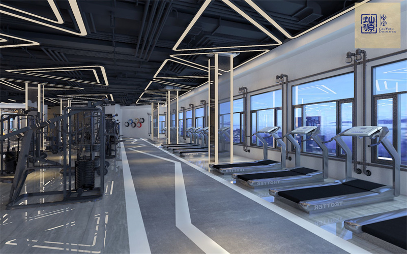 南寧健身房設(shè)計(jì)裝修效果圖 南寧健身房設(shè)計(jì)裝修效果圖