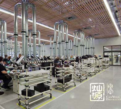 銀凱工業(yè)園電子廠廠房裝修案例-燦源裝飾 銀凱工業(yè)園電子廠廠房裝修案例-燦源裝飾