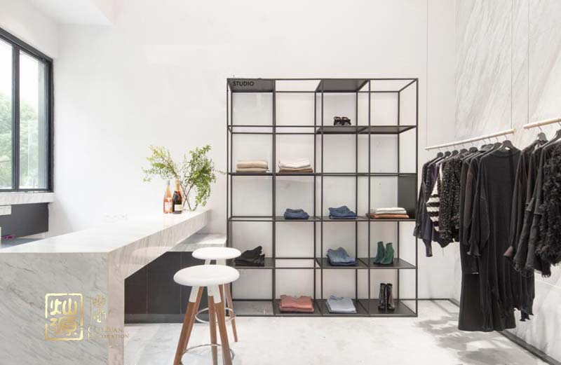 混搭風服裝店設(shè)計案例-燦源裝飾 混搭風服裝店設(shè)計案例-燦源裝飾