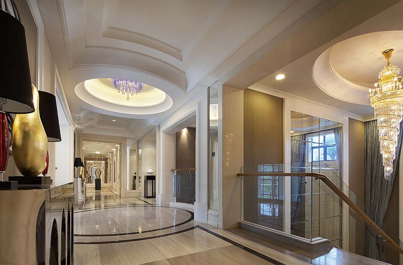 北海新古典別墅設(shè)計(jì)裝修案例