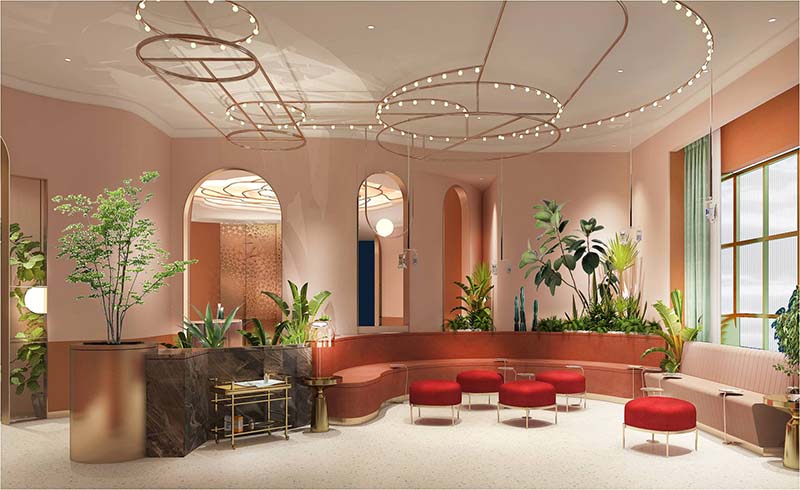 南寧美容院設(shè)計裝修效果圖