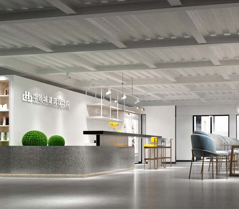 “1對1溝通定制，現(xiàn)代簡約藝術(shù)設(shè)計”—南寧華景城建筑設(shè)計院辦公樓裝修設(shè)計案例-燦源裝飾