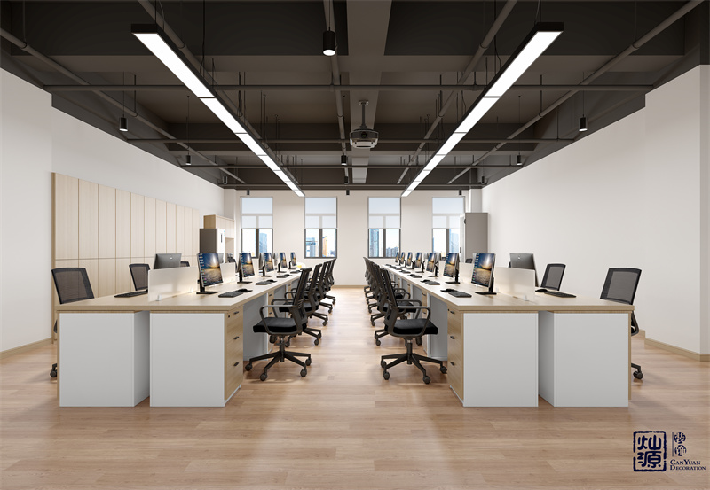 簡(jiǎn)約工位——柳州辦公室裝修案例效果圖 簡(jiǎn)約工位——柳州辦公室裝修案例效果圖