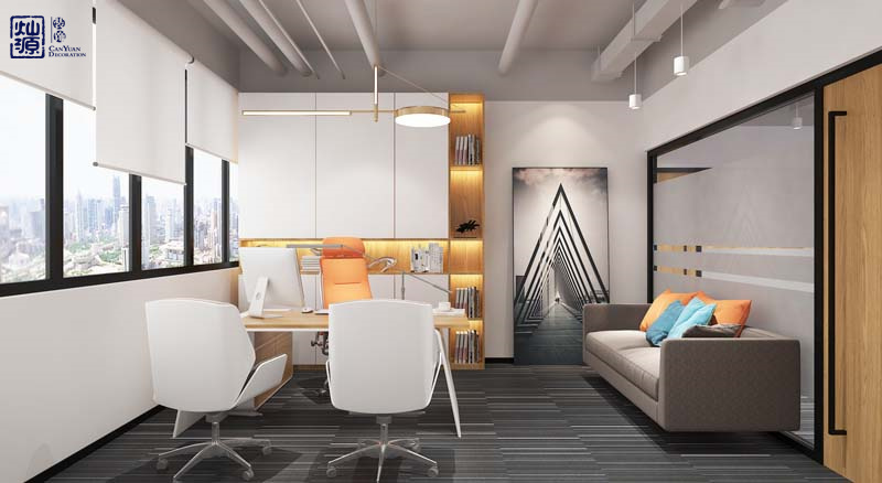 科技公司辦公室設計效果圖之獨立辦公室 科技公司辦公室設計效果圖之獨立辦公室