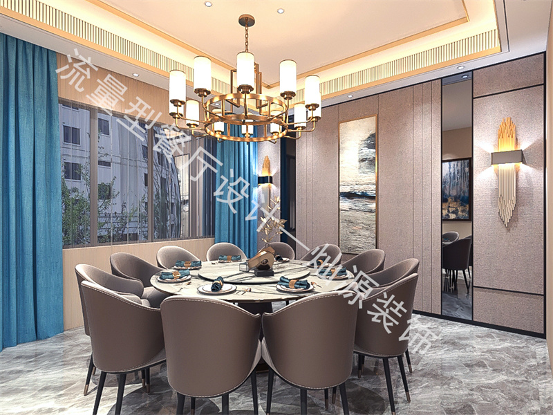 流量型餐廳設(shè)計(jì)效果圖&mdash;燦源裝飾