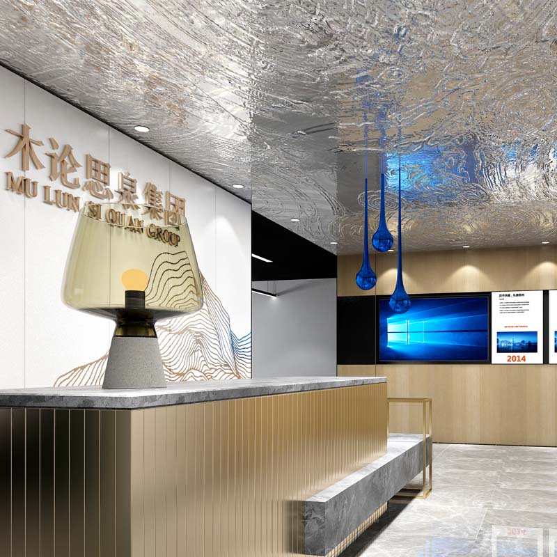 “水生萬(wàn)物生，定制造型+專屬墻體文化設(shè)計(jì)”——木倫思集團(tuán)南寧辦公室設(shè)計(jì)裝修案例-燦源裝飾