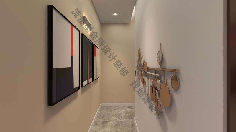 南寧足浴按摩會所設計裝修效果圖&mdash;走廊1