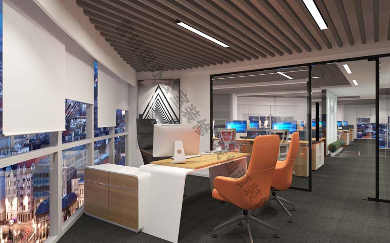 南寧辦公室裝修效果圖之經理室&mdash;燦源裝飾