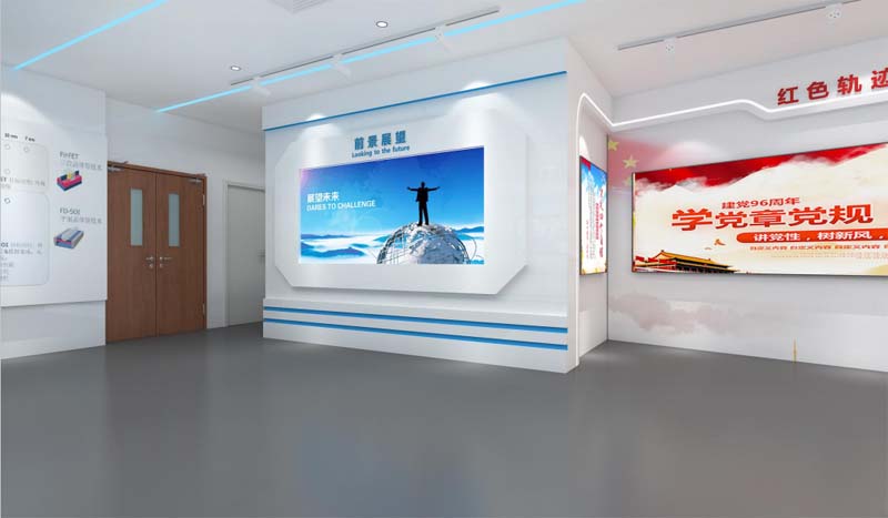 南寧企業(yè)展廳設(shè)計裝修效果圖&mdash;燦源裝飾