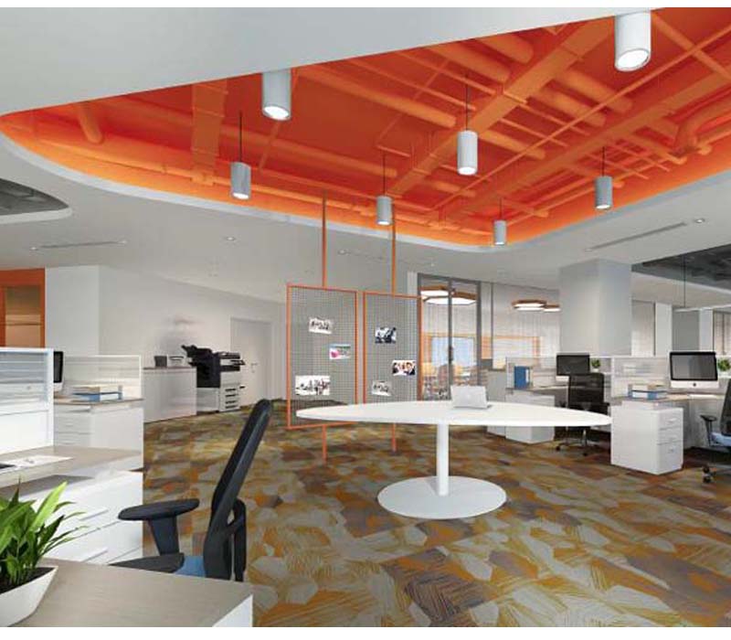 潮人潮色潮裝修，00后超愛辦公室設(shè)計(jì)裝修效果圖看這里！—燦源裝飾